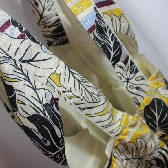 H&M shimmer silver dress Size 14 - Picture 6 of 7